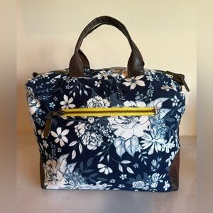 Rebekah Scott Poppi Pro Nightingale Floral Crossbody Bag Yellow Zip